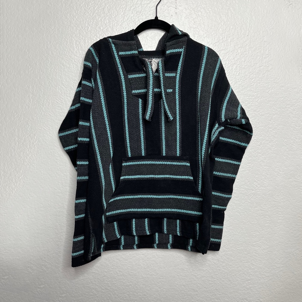 Original Señor Lopez Striped Hoodie Jacket Size Small